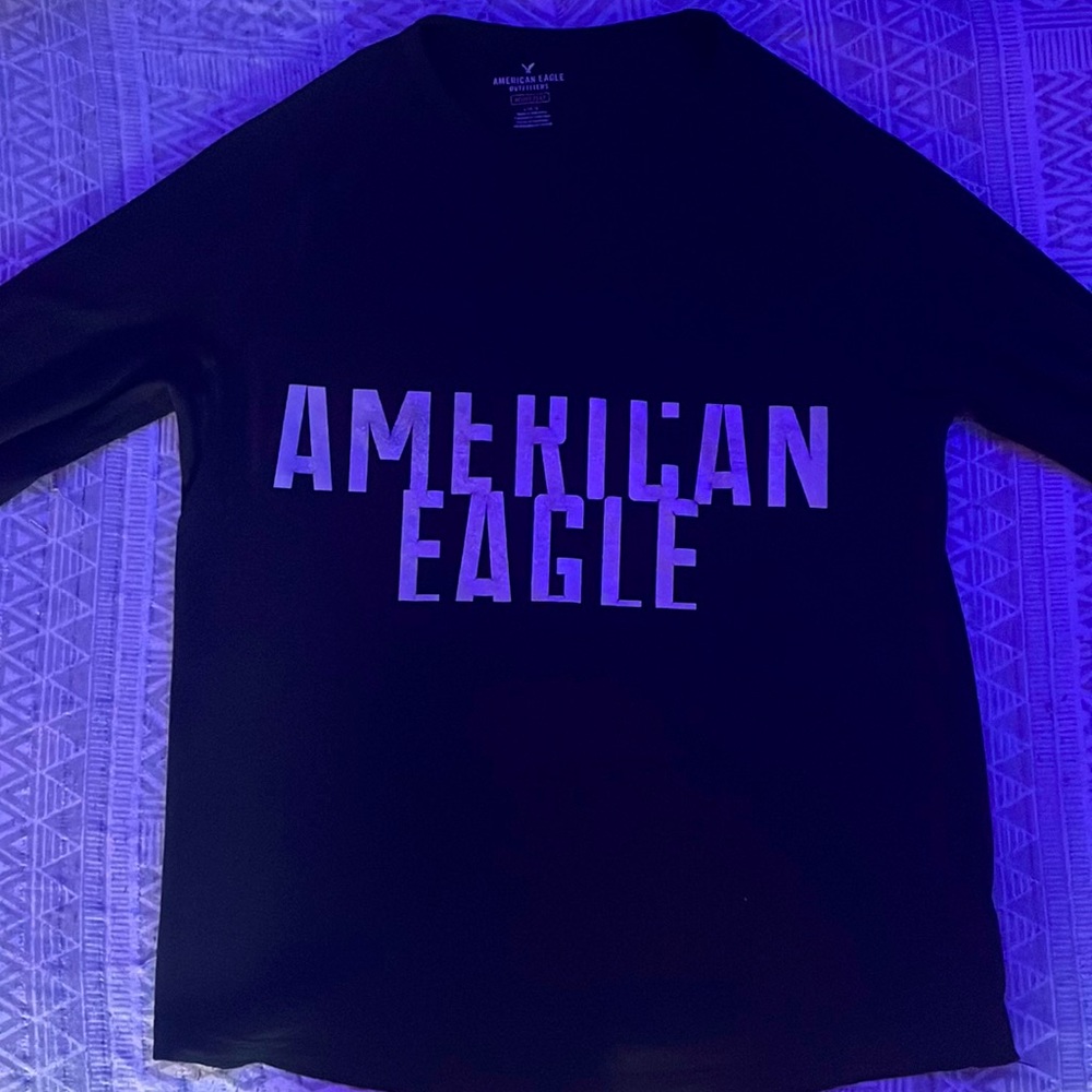L / Black American Eagle outfitters Long sleeve flashback